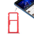 SIM Card Tray + SIM Card Tray / Micro SD Card Tray for Huawei Honor Play 7X (Red) - free shipping - PMc TechLife - Order now!
