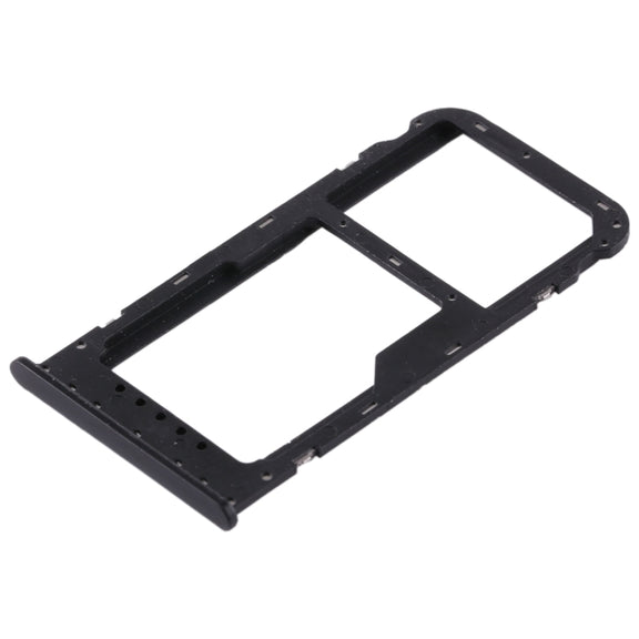 SIM Card Tray + SIM Card Tray / Micro SD Card Tray for Huawei Honor V9 Play (Black)