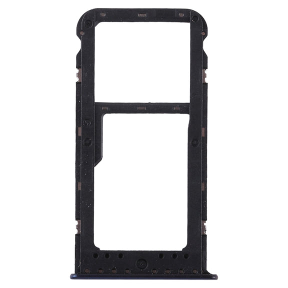 SIM Card Tray + SIM Card Tray / Micro SD Card Tray for Huawei Honor V9 Play (Blue)