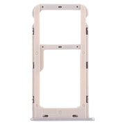 SIM Card Tray + SIM Card Tray / Micro SD Card Tray for Huawei Honor 6A (Silver)