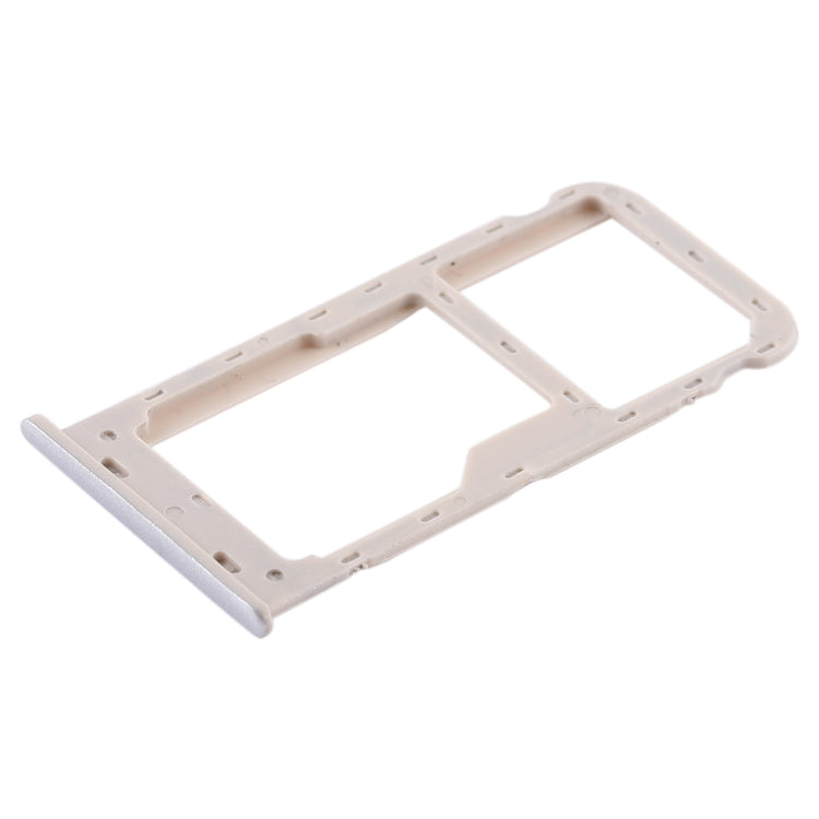 SIM Card Tray + SIM Card Tray / Micro SD Card Tray for Huawei Honor 6A (Silver)