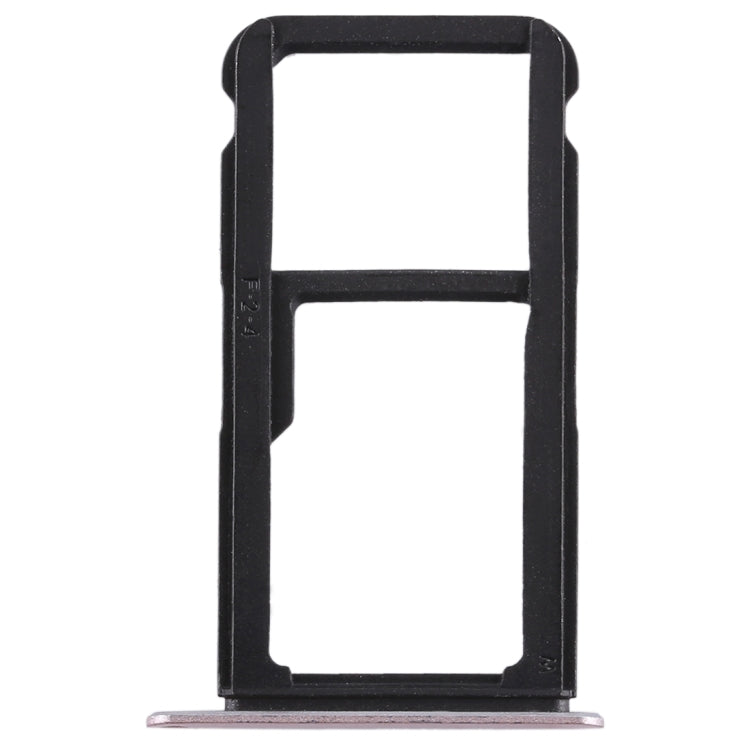 SIM Card Tray + SIM Card Tray / Micro SD Card Tray for Huawei Nova Lite (Pink)