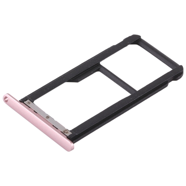 SIM Card Tray + SIM Card Tray / Micro SD Card Tray for Huawei Enjoy 6s (Pink)