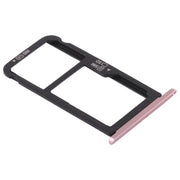 SIM Card Tray + SIM Card Tray / Micro SD Card Tray for Huawei Enjoy 6s (Pink)