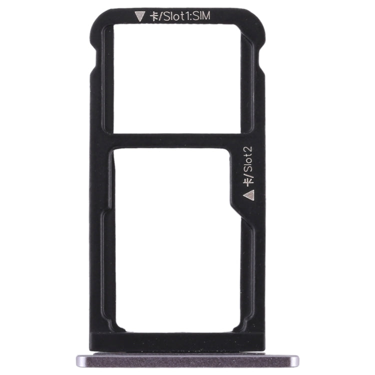 SIM Card Tray + SIM Card Tray / Micro SD Card Tray for Huawei Enjoy 6s (Grey)