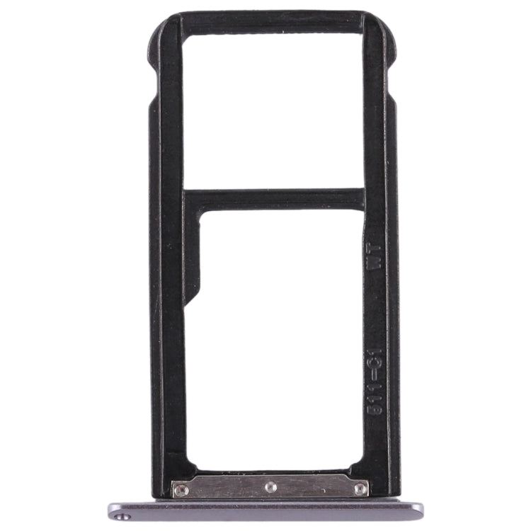 SIM Card Tray + SIM Card Tray / Micro SD Card Tray for Huawei Enjoy 6s (Grey)