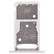 2 SIM Card Tray / Micro SD Card Tray for Huawei Enjoy 6 / AL00(White)