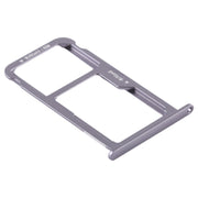 SIM Card Tray + SIM Card Tray / Micro SD Card for Huawei G9 Plus (Grey)