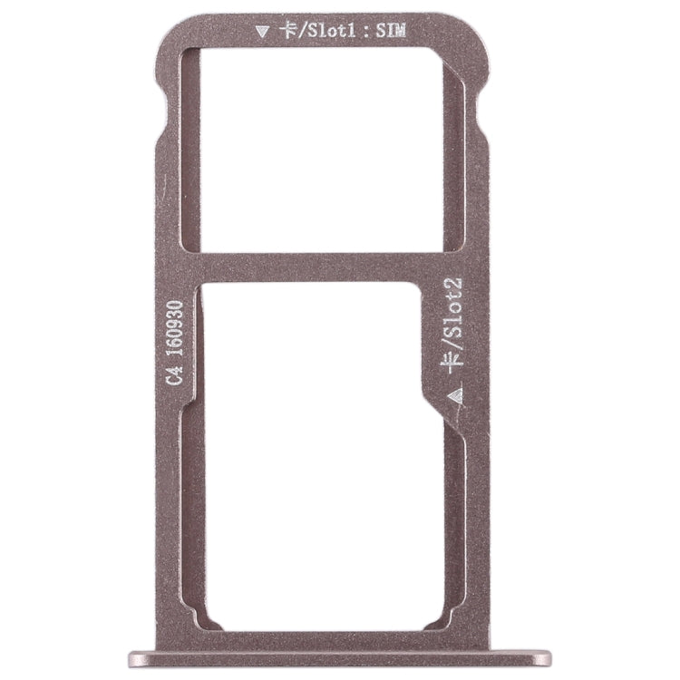 SIM Card Tray + SIM Card Tray / Micro SD Card for Huawei G9 Plus (Mocha Gold)