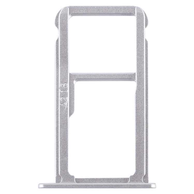 SIM Card Tray + SIM Card Tray / Micro SD Card for Huawei G9 Plus (Silver)
