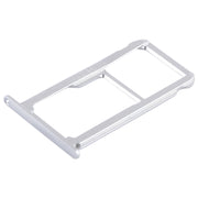 SIM Card Tray + SIM Card Tray / Micro SD Card for Huawei G9 Plus (Silver)