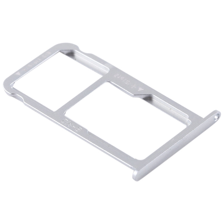 SIM Card Tray + SIM Card Tray / Micro SD Card for Huawei G9 Plus (Silver)