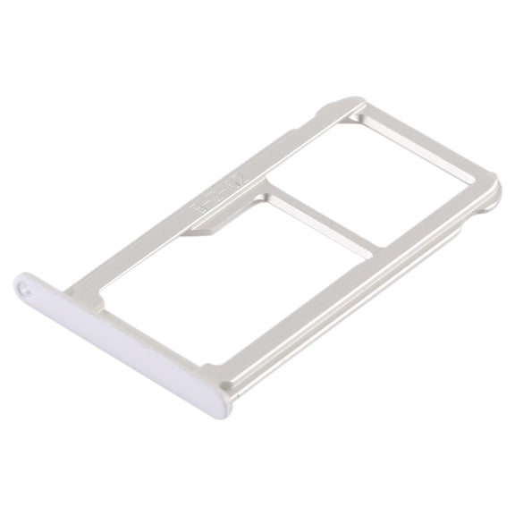 SIM Card Tray + SIM Card Tray / Micro SD Card for Huawei P9 Plus(White)