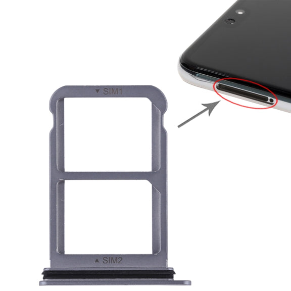 SIM Card Tray + SIM Card Tray for Huawei P20 (Blue)