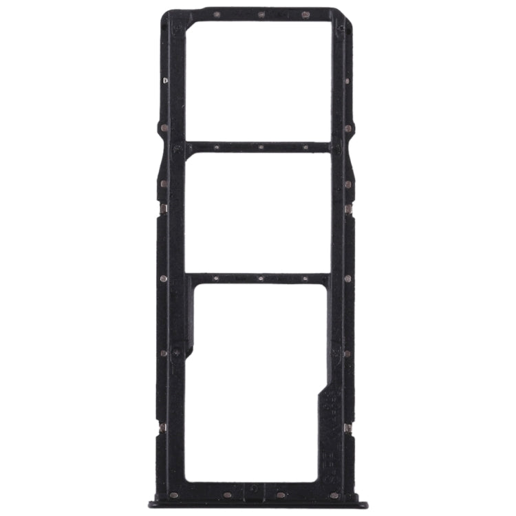 2 SIM Card Tray + Micro SD Card Tray for Huawei Enjoy 8 Plus(Black)