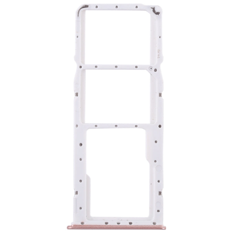 2 SIM Card Tray + Micro SD Card Tray for Huawei Enjoy 8 Plus(Pink)
