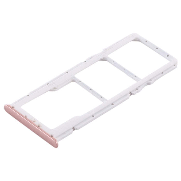 2 SIM Card Tray + Micro SD Card Tray for Huawei Enjoy 8 Plus(Pink)