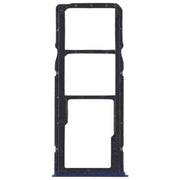 2 SIM Card Tray + Micro SD Card Tray for Huawei Enjoy 8 Plus(Blue)