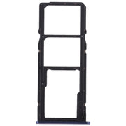 2 SIM Card Tray + Micro SD Card Tray for Huawei Honor Play 7C(Blue)