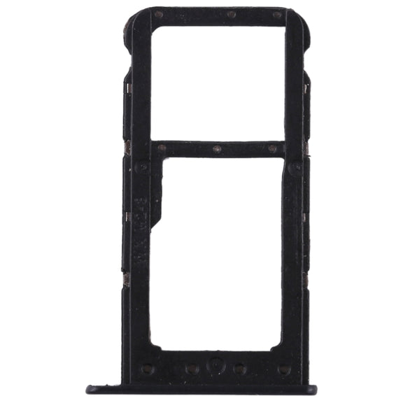 SIM Card Tray + SIM Card Tray / Micro SD Card for Huawei Honor 9 Lite(Black)