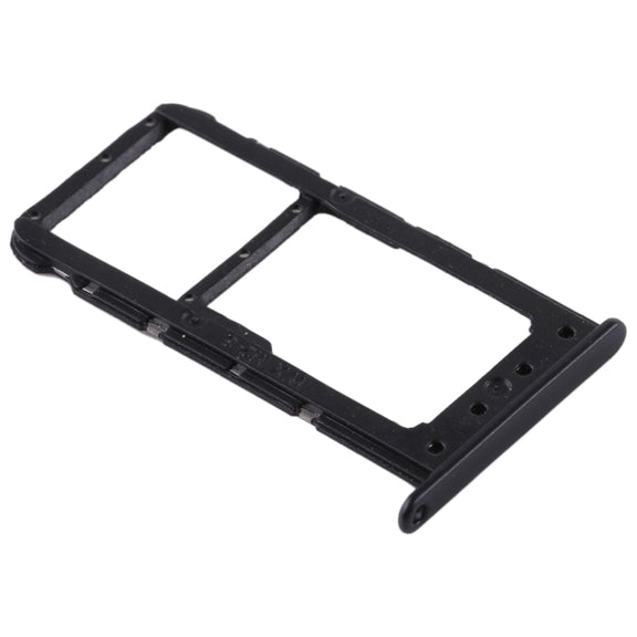 SIM Card Tray + SIM Card Tray / Micro SD Card for Huawei Honor 9 Lite(Black)