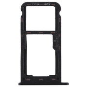 SIM Card Tray + SIM Card Tray / Micro SD Card for Huawei Enjoy 7 (Black)
