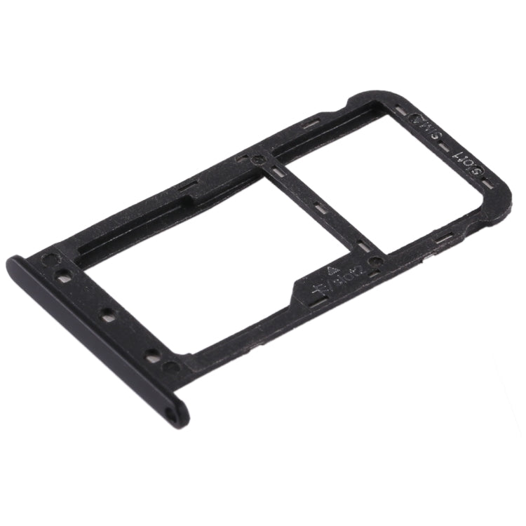 SIM Card Tray + SIM Card Tray / Micro SD Card for Huawei Enjoy 7 (Black)