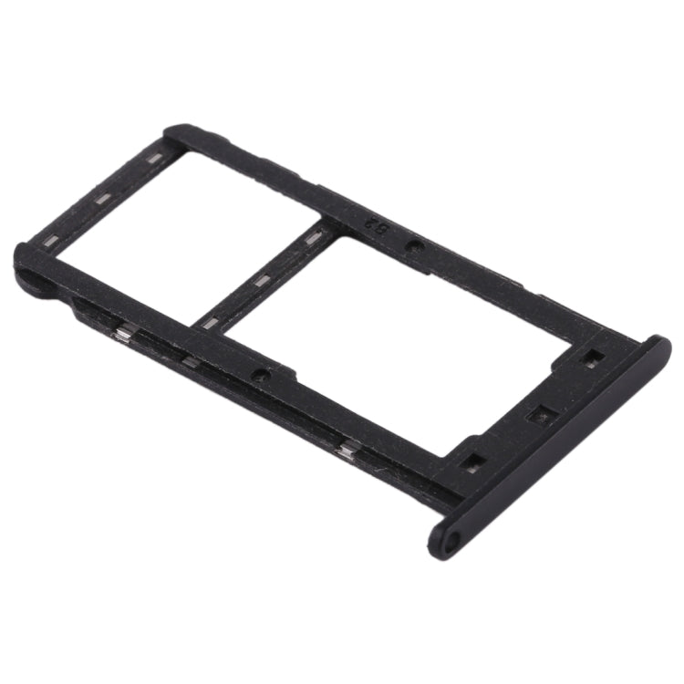 SIM Card Tray + SIM Card Tray / Micro SD Card for Huawei Enjoy 7 (Black)