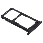 SIM Card Tray + SIM Card Tray / Micro SD Card for Huawei Enjoy 7 (Black)