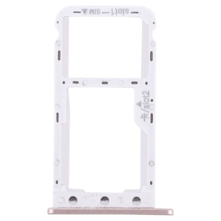 SIM Card Tray + SIM Card Tray / Micro SD Card for Huawei Enjoy 7 (Gold)