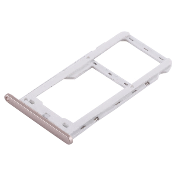 SIM Card Tray + SIM Card Tray / Micro SD Card for Huawei Enjoy 7 (Gold)