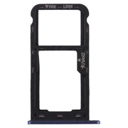 SIM Card Tray + SIM Card Tray / Micro SD Card for Huawei Enjoy 7 (Blue)