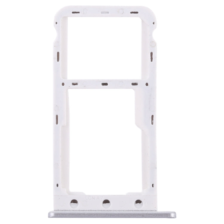 SIM Card Tray + SIM Card Tray / Micro SD Card for Huawei Enjoy 7 (Silver)