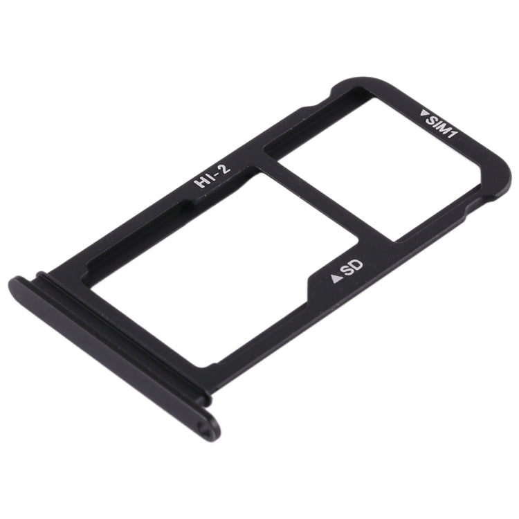 SIM Card Tray + SIM Card Tray / Micro SD Card for Huawei Mate 10 (Black)