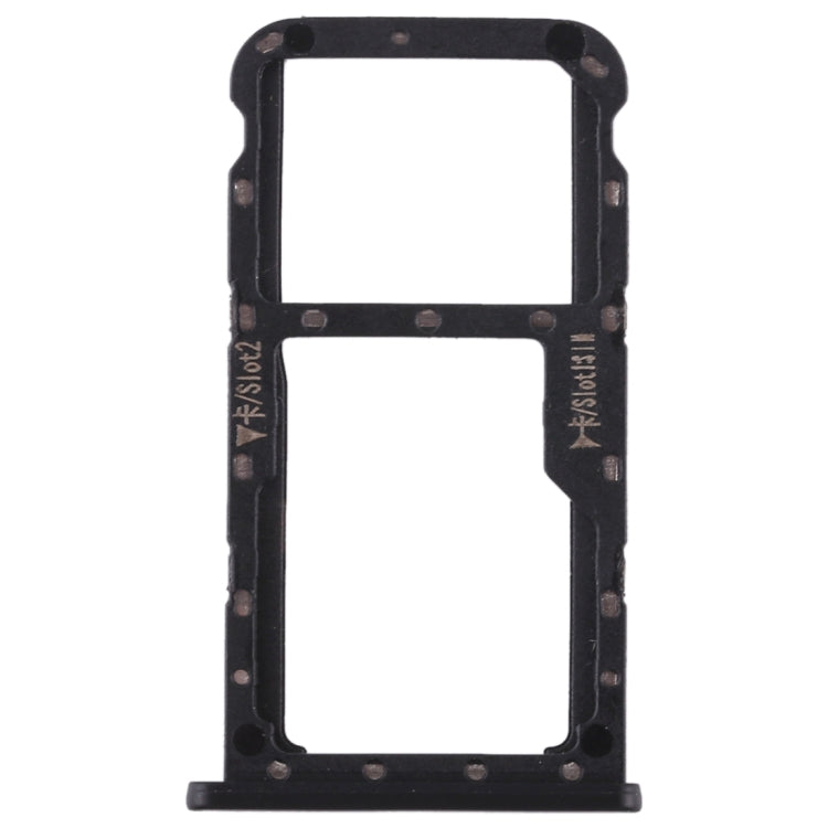 SIM Card Tray + SIM Card Tray / Micro SD Card for Huawei Maimang 6(Black)