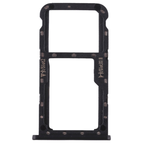 SIM Card Tray + SIM Card Tray / Micro SD Card for Huawei Maimang 6(Black)