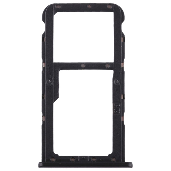 SIM Card Tray + SIM Card Tray / Micro SD Card for Huawei Maimang 6(Black)