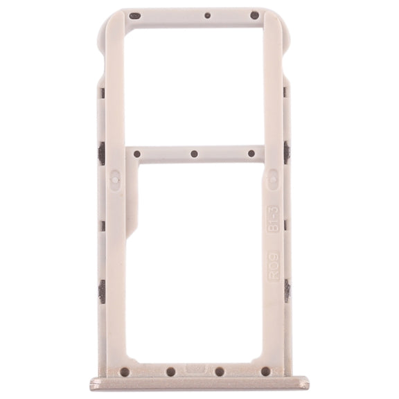 SIM Card Tray + SIM Card Tray / Micro SD Card for Huawei Maimang 6(Gold)