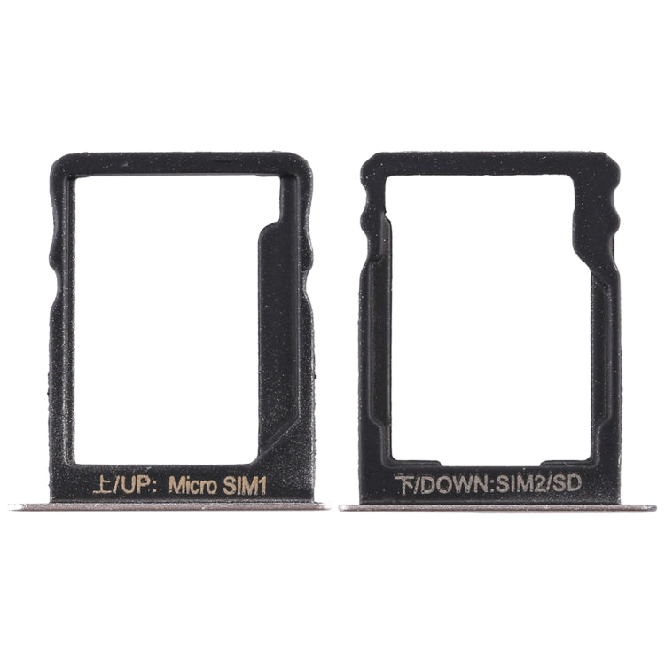 SIM Card Tray + SIM Card Tray / Micro SD Card for Huawei Enjoy 5s (Gold)
