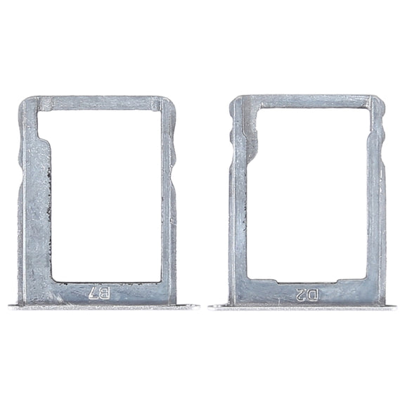 SIM Card Tray + SIM Card Tray / Micro SD Card for Huawei Enjoy 5s (Silver)