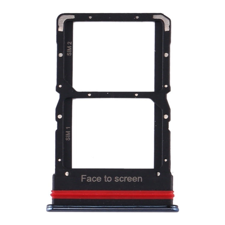 SIM Card Tray + SIM Card Tray for Xiaomi Mi 10 Lite 5G (Black)
