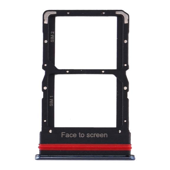 SIM Card Tray + SIM Card Tray for Xiaomi Mi 10 Lite 5G (Black)