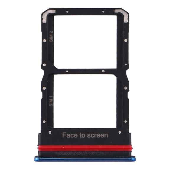 SIM Card Tray + SIM Card Tray for Xiaomi Mi 10 Lite 5G (Blue)