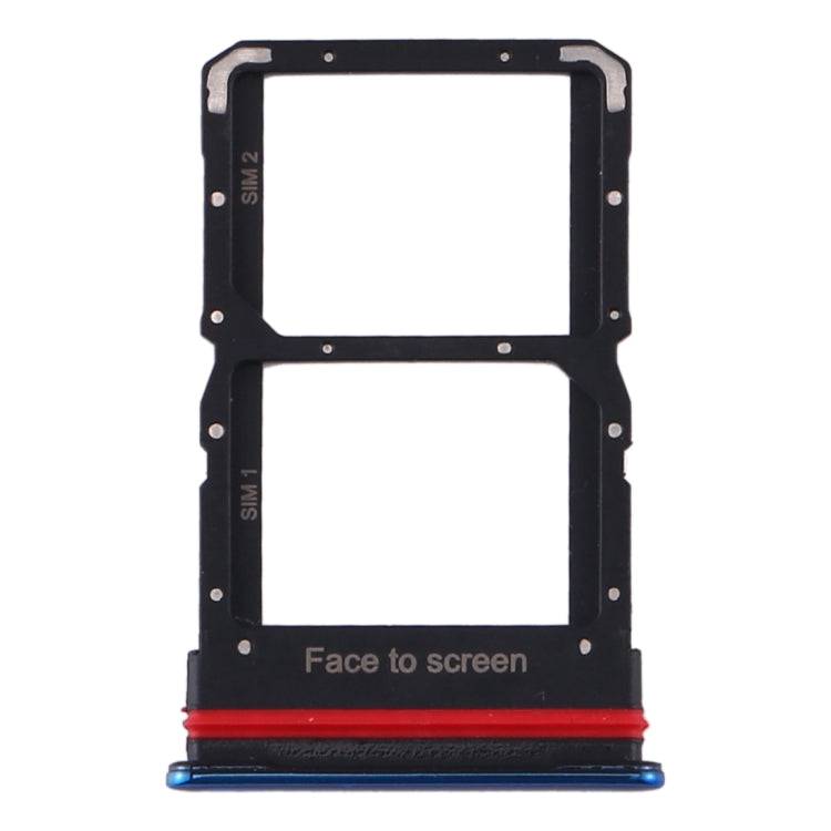 SIM Card Tray + SIM Card Tray for Xiaomi Mi 10 Lite 5G (Blue)