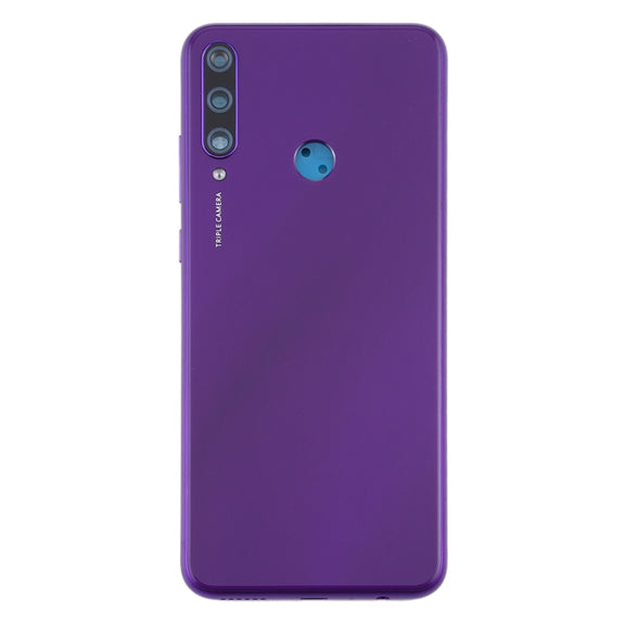 Original Battery Back Cover with Camera Lens Cover for Huawei Y6p(Purple)