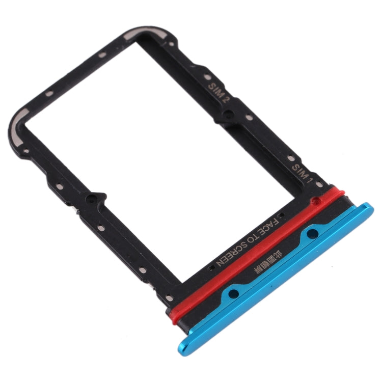 SIM Card Tray + SIM Card Tray for Xiaomi Mi 10(Blue)