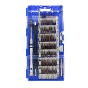 60 in 1 S2 Tool Steel Precision Screwdriver Nutdriver Bit Repair Tools Kit(Blue)