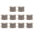 For Vivo X21 10pcs Charging Port Connector - Single Tail Connector by PMc TechLife | Online Shopping South Africa | PMc TechLife | Buy Now Pay Later Mobicred