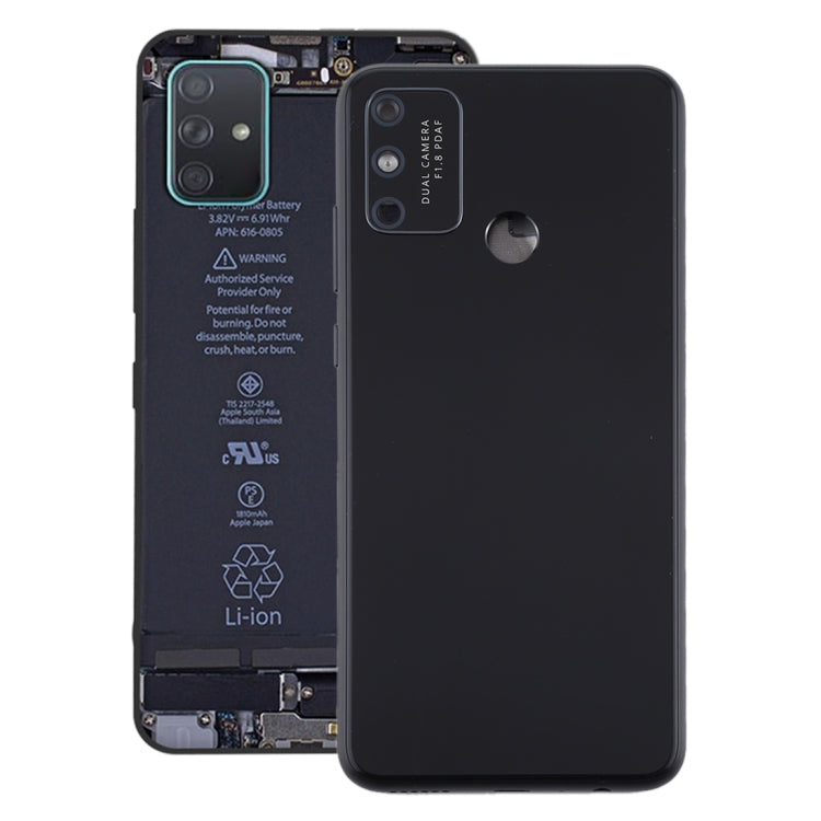 Battery Back Cover With Camera Lens Cover for Huawei Honor Play 9A(Black)