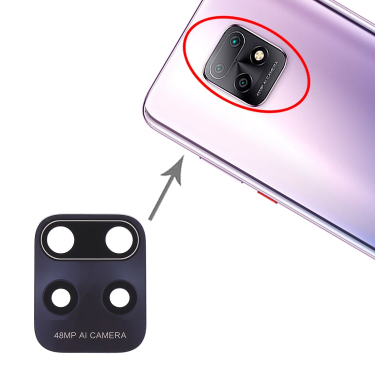 10 PCS Back Camera Lens for Xiaomi Redmi 10X 5G/Redmi 10X Pro 5G